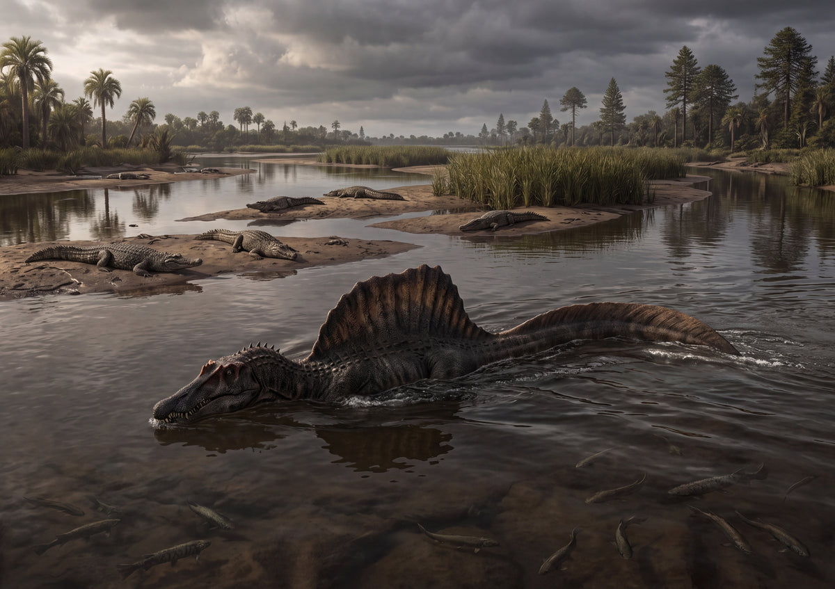 Spinosaurus Swimming the Delta jigsaw puzzle