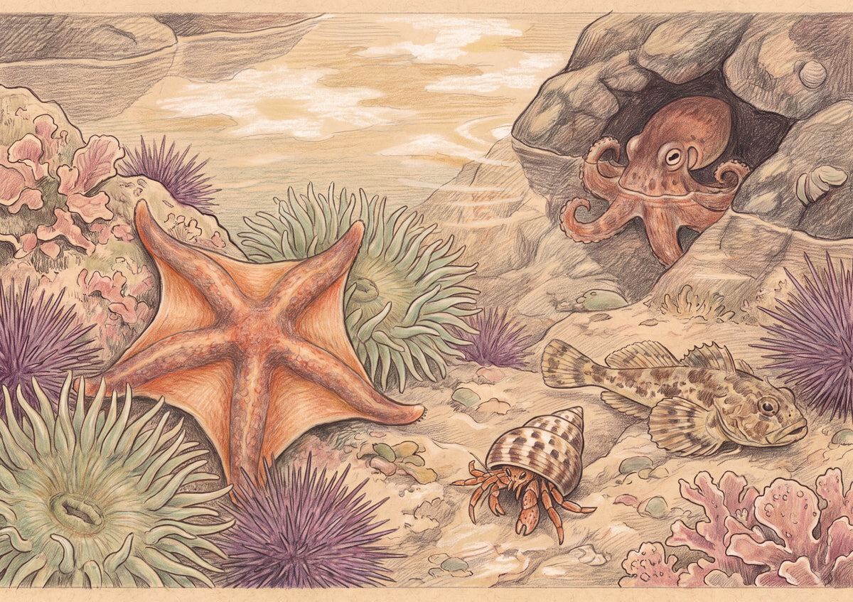 Starfish in the Tide Pool jigsaw puzzle