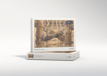Starfish Under the Pier jigsaw puzzle - gift box