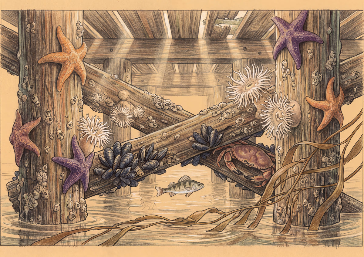 Starfish Under the Pier jigsaw puzzle