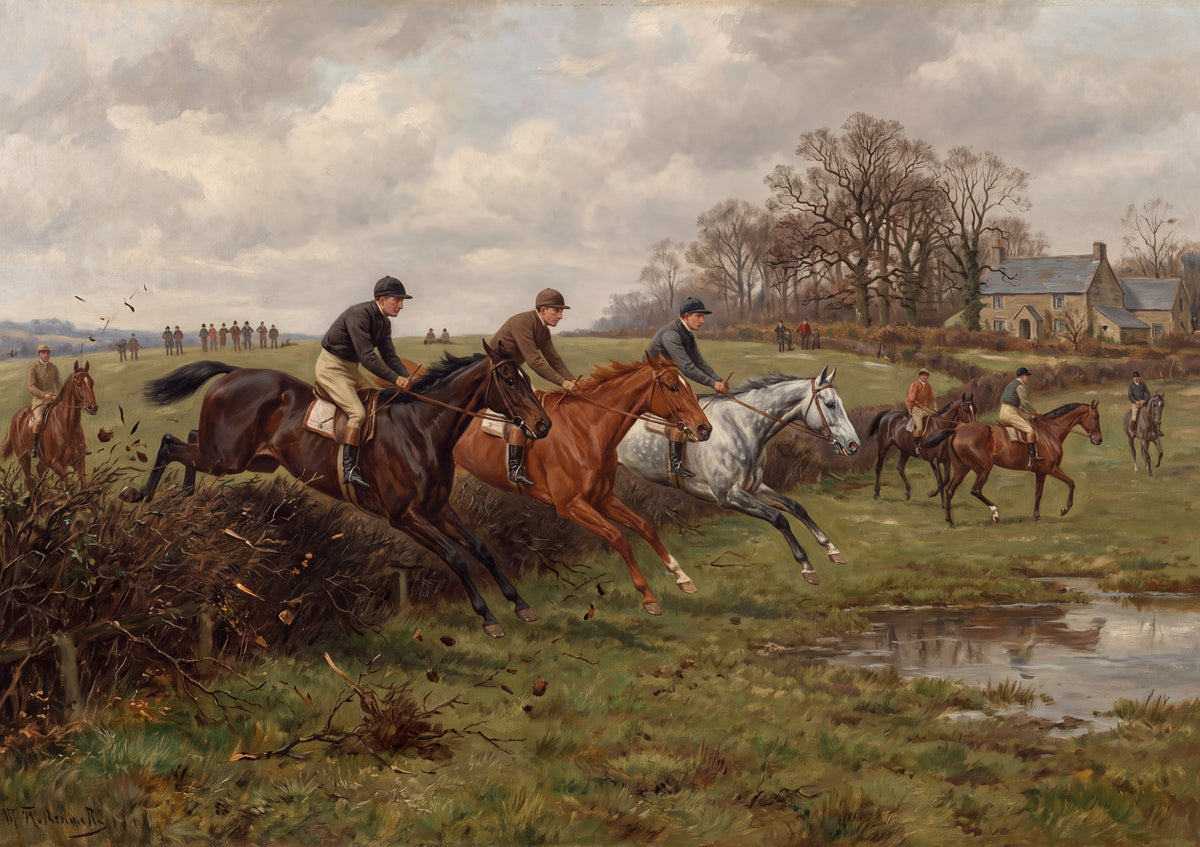 Steeplechase Over the Hedges jigsaw puzzle