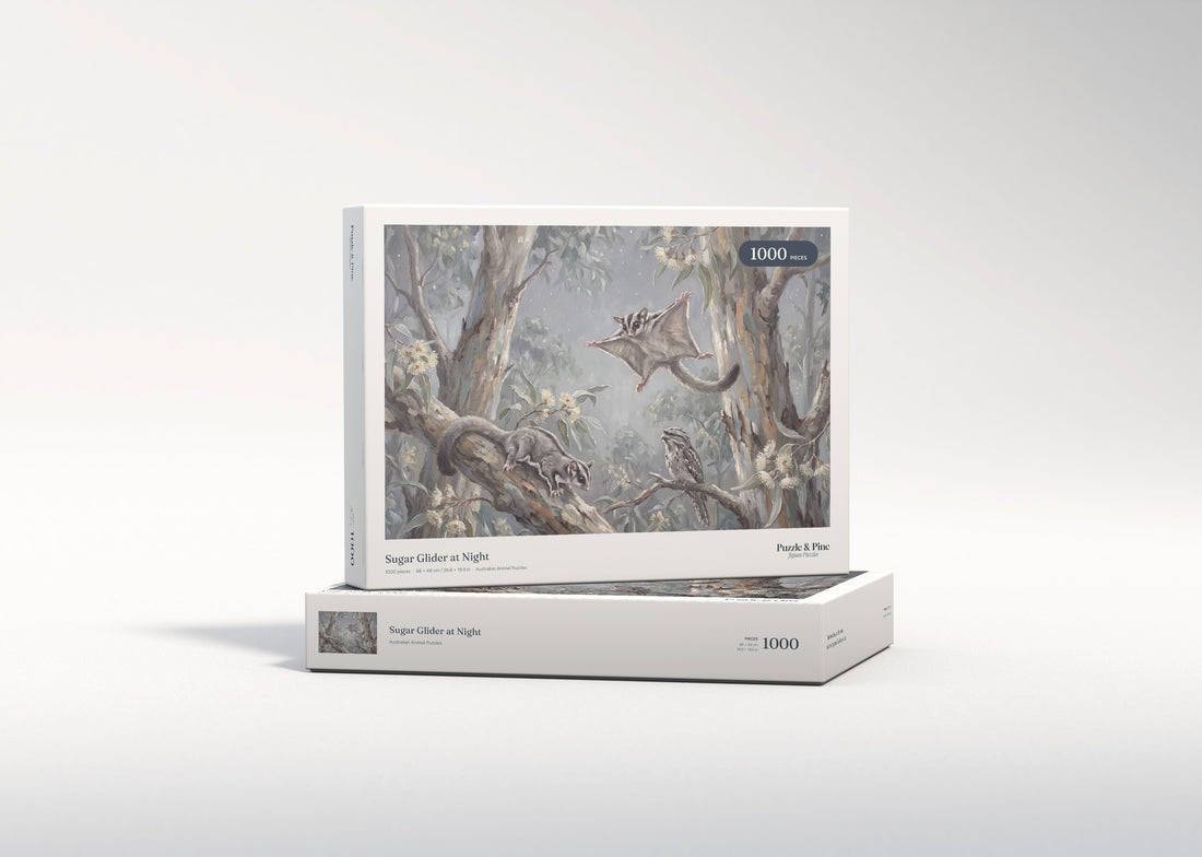 Sugar Glider at Night jigsaw puzzle - gift box