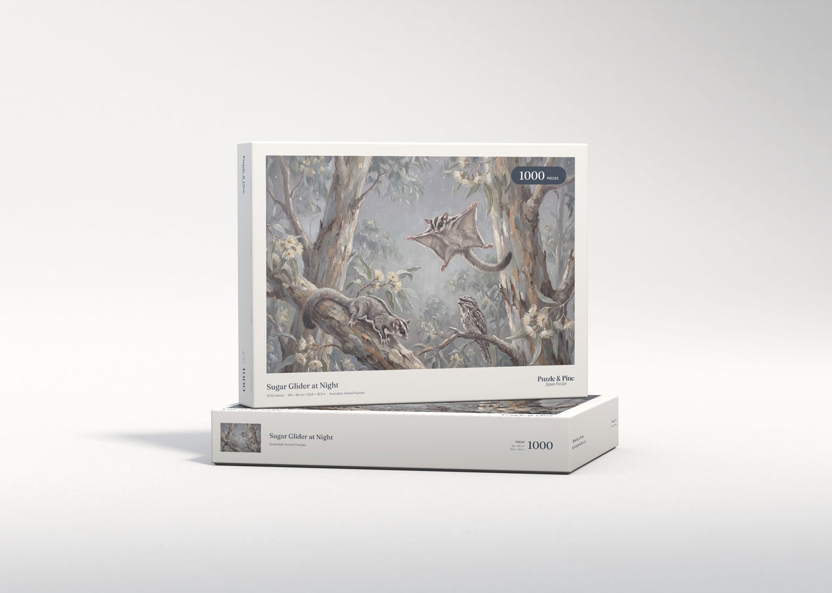 Sugar Glider at Night jigsaw puzzle - gift box