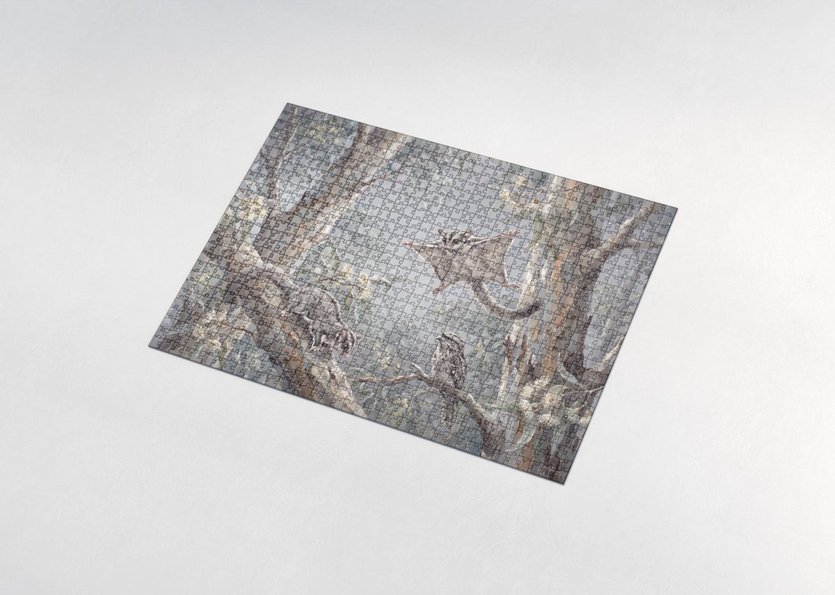Sugar Glider at Night jigsaw puzzle - assembled puzzle
