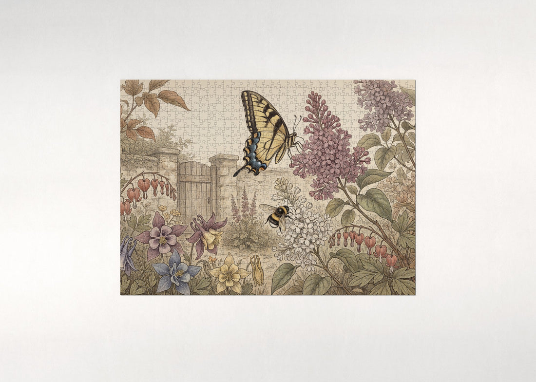 Swallowtail on the Summer Lilac jigsaw puzzle - gift box