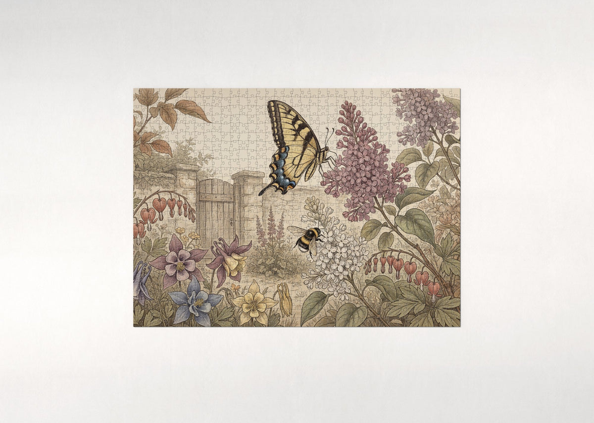 Swallowtail on the Summer Lilac jigsaw puzzle - flat puzzle