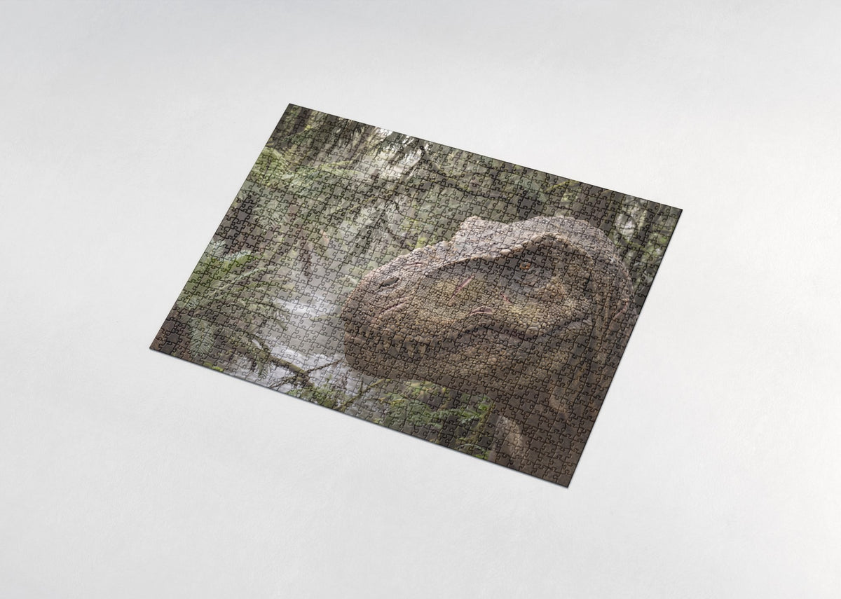 T Rex Portrait Close Up jigsaw puzzle - assembled puzzle