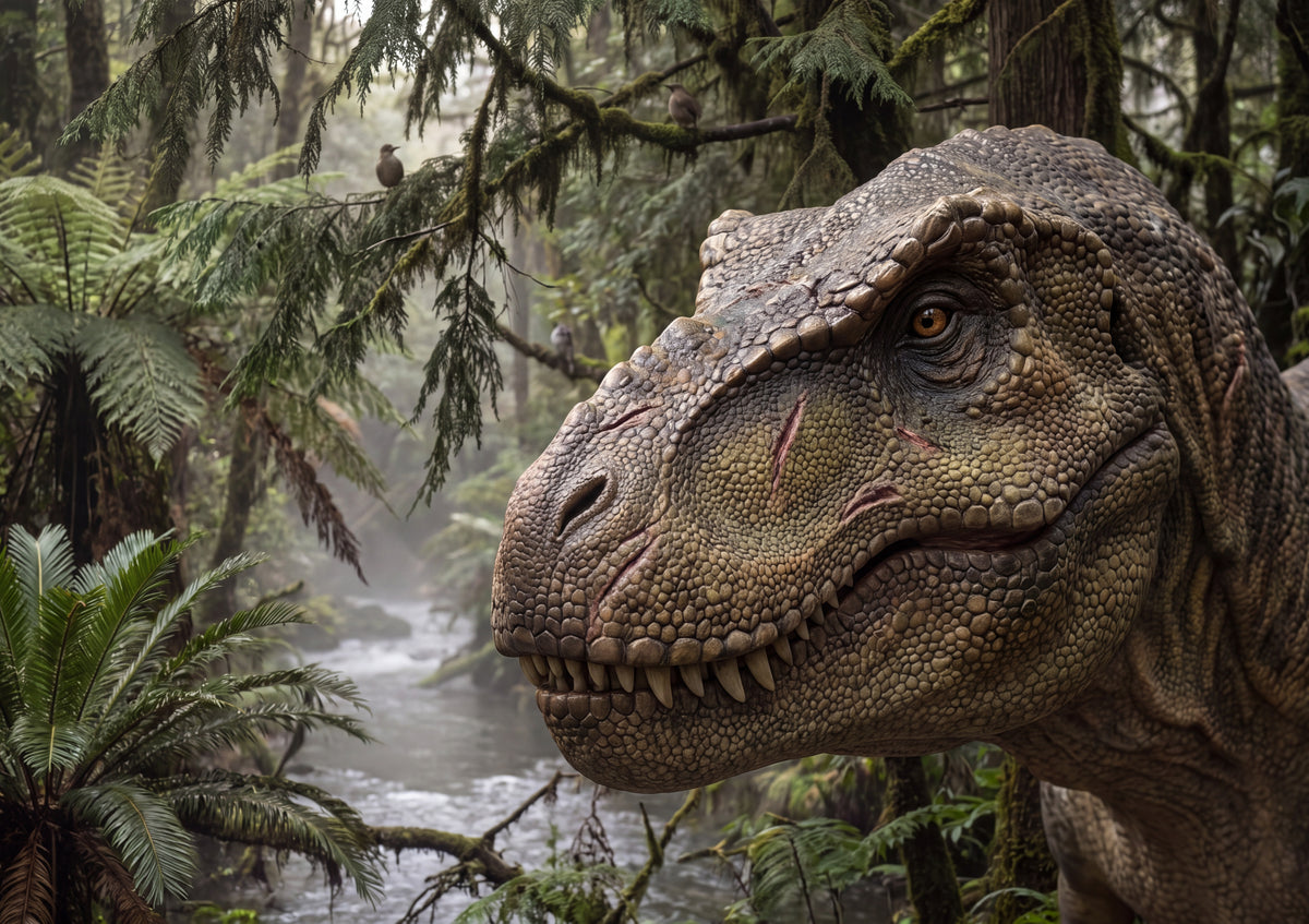 T Rex Portrait Close Up jigsaw puzzle
