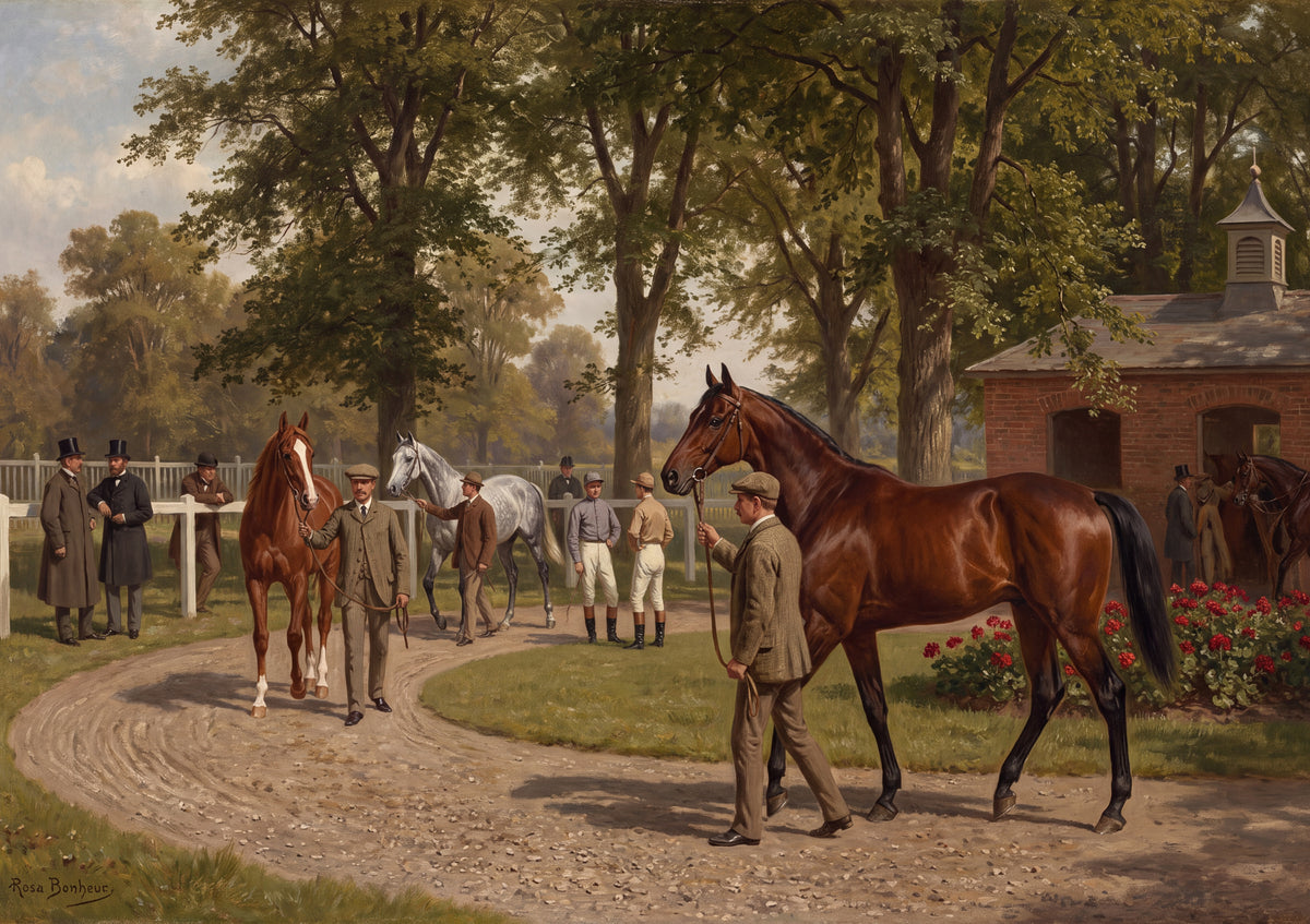 The Paddock Before the Race jigsaw puzzle