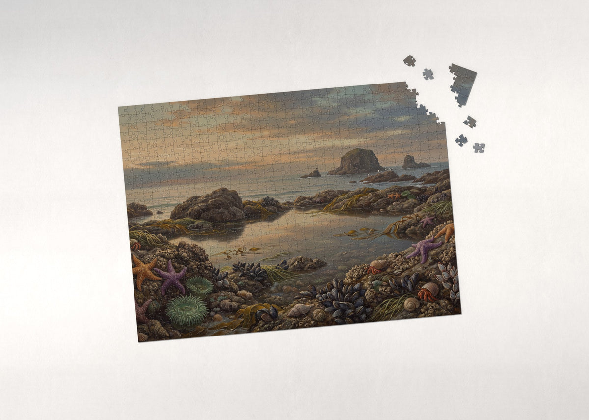 Tide Pool at Low Tide jigsaw puzzle - puzzle with loose pieces
