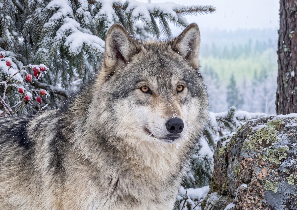 Timber Wolf Portrait jigsaw puzzle