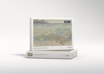 Tropical Fish in the Sunlit Shallows jigsaw puzzle - gift box