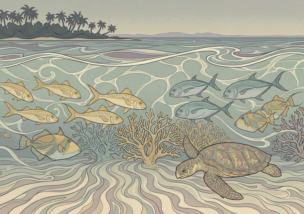 Tropical Fish in the Sunlit Shallows jigsaw puzzle