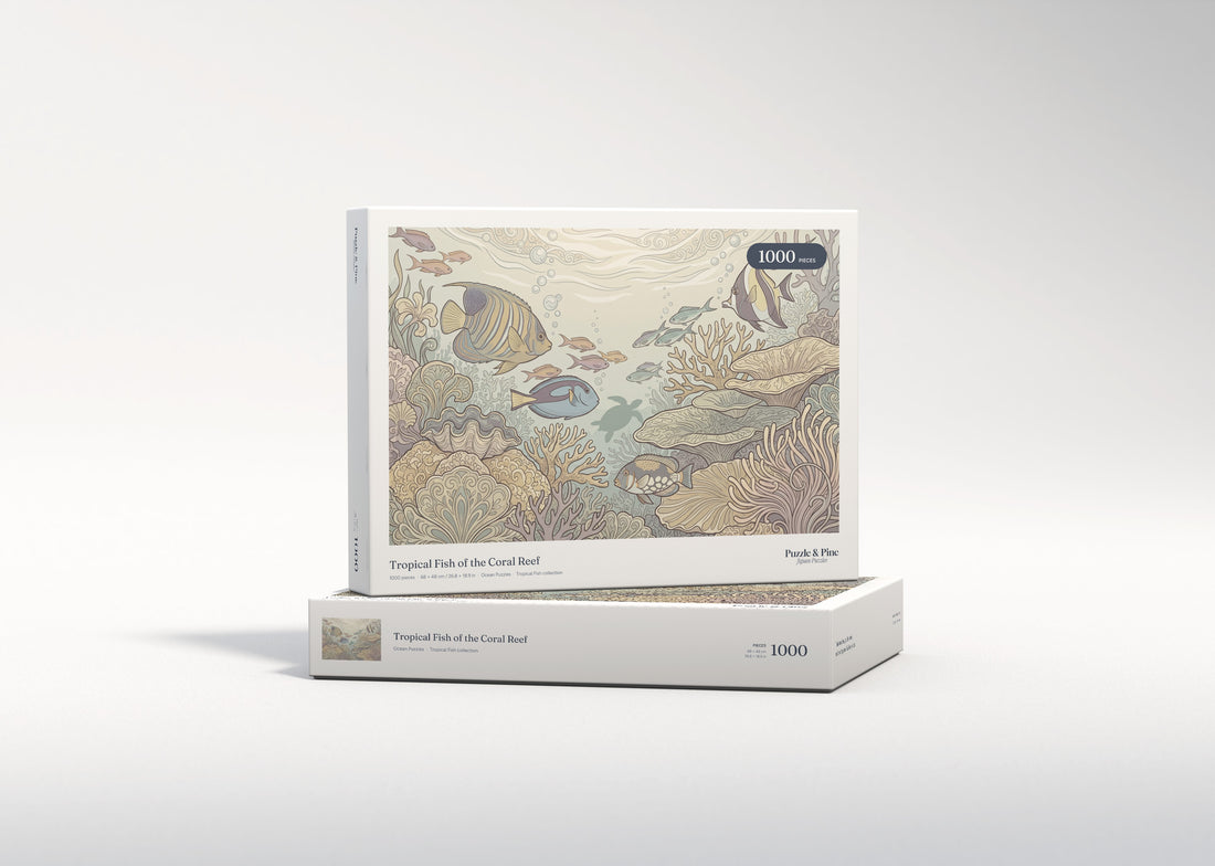 Tropical Fish of the Coral Reef jigsaw puzzle - gift box