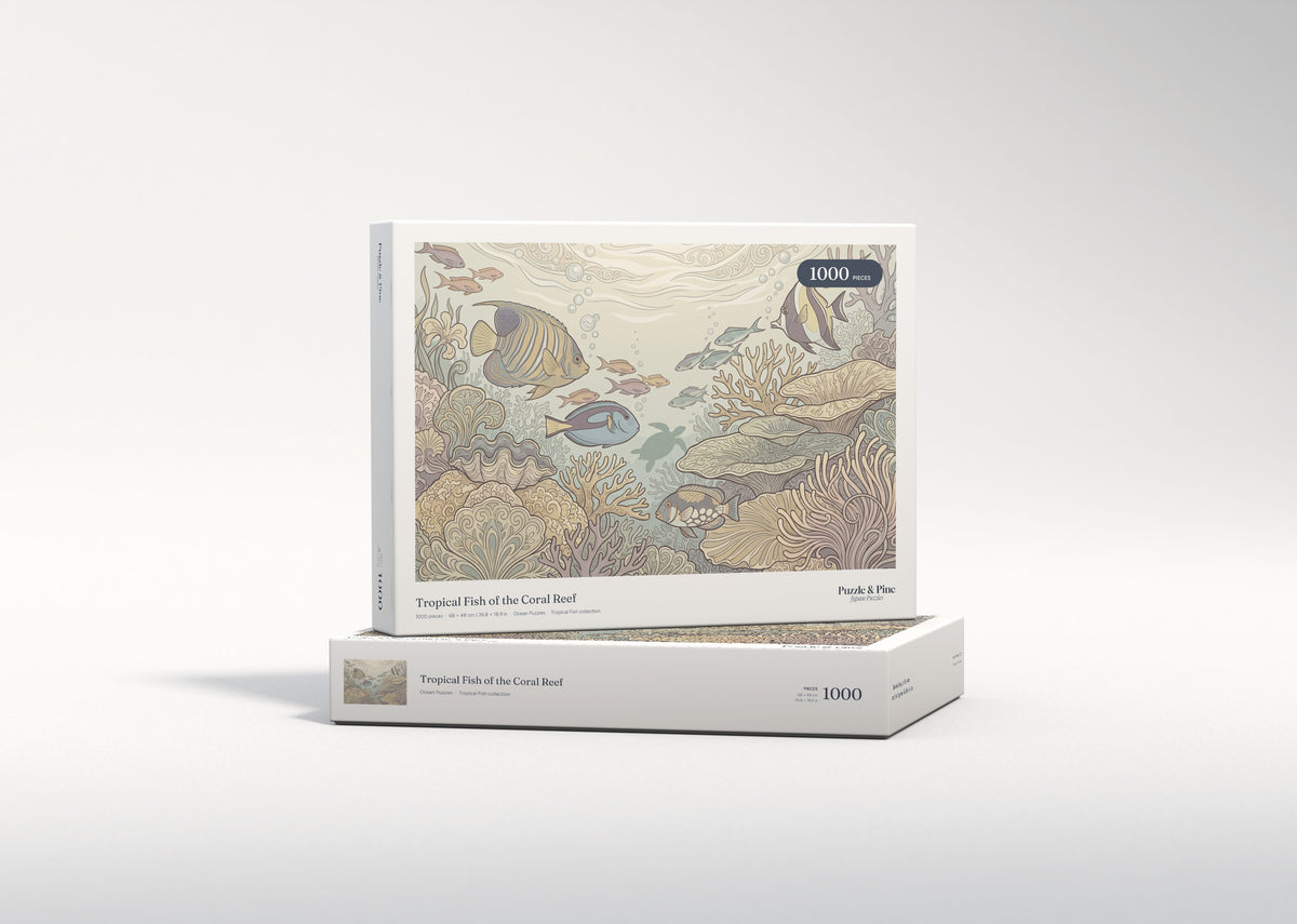 Tropical Fish of the Coral Reef jigsaw puzzle - gift box