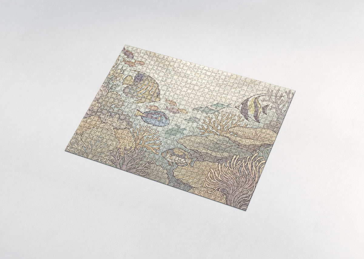 Tropical Fish of the Coral Reef jigsaw puzzle - assembled puzzle