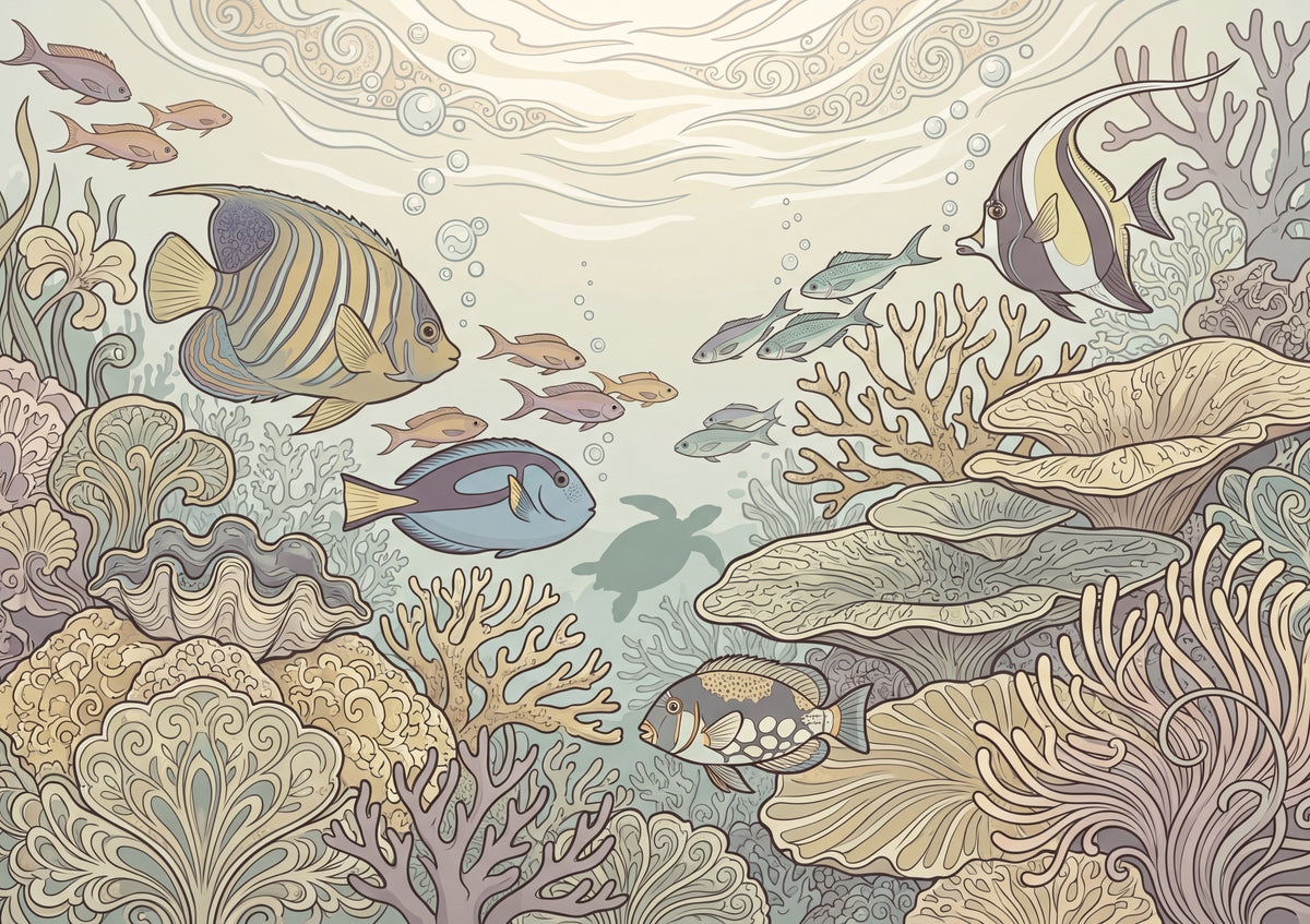 Tropical Fish of the Coral Reef jigsaw puzzle