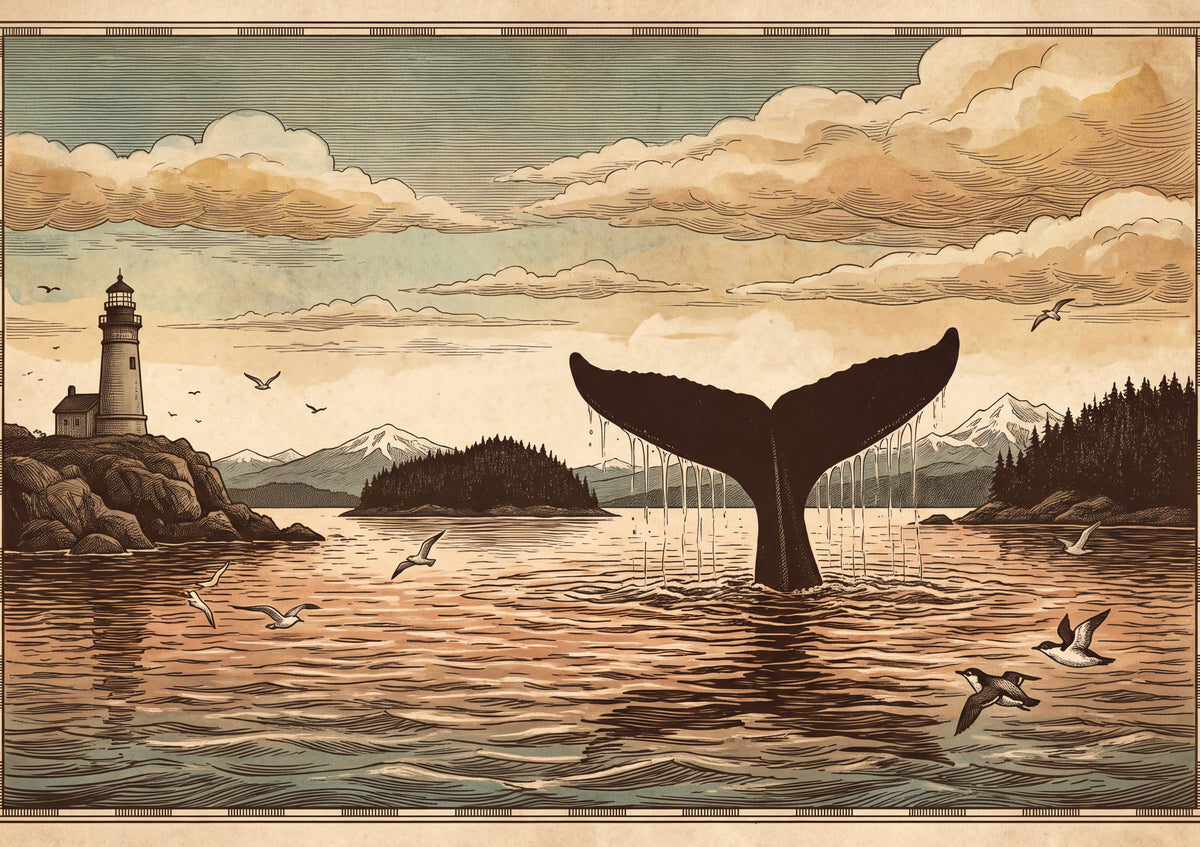 Whale Tail at Sunset jigsaw puzzle