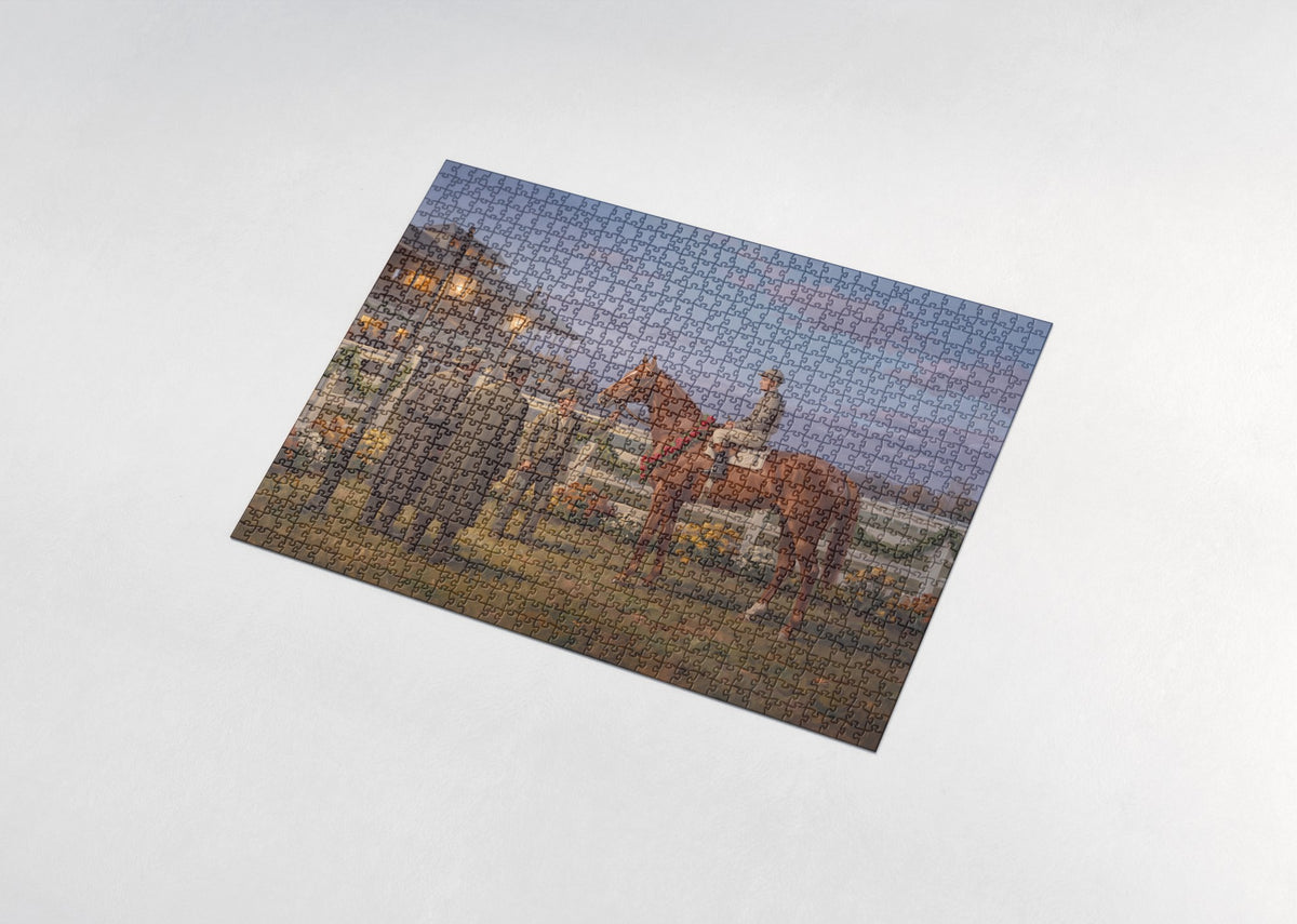 Winner's Circle at Twilight jigsaw puzzle - assembled puzzle