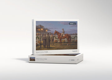 Winner's Circle at Twilight jigsaw puzzle - gift box
