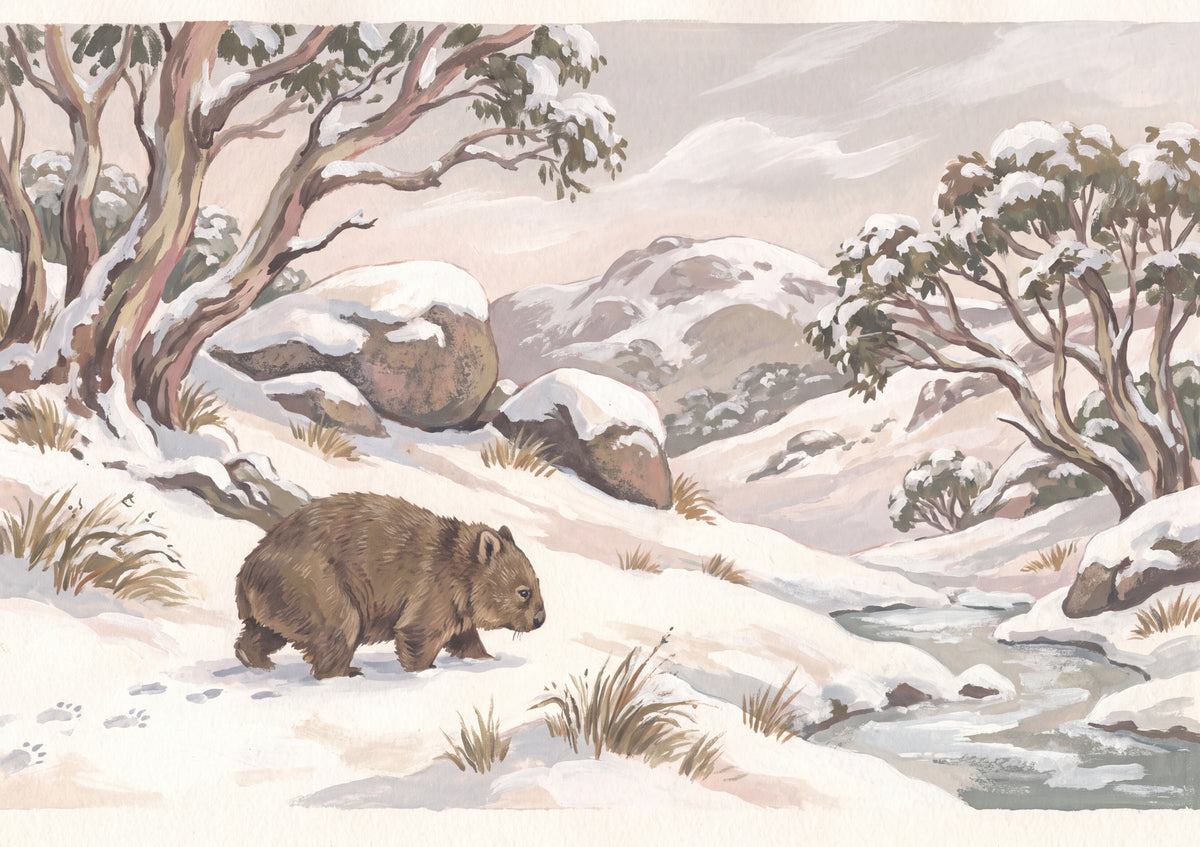 Wombat in the Snowy Highlands jigsaw puzzle