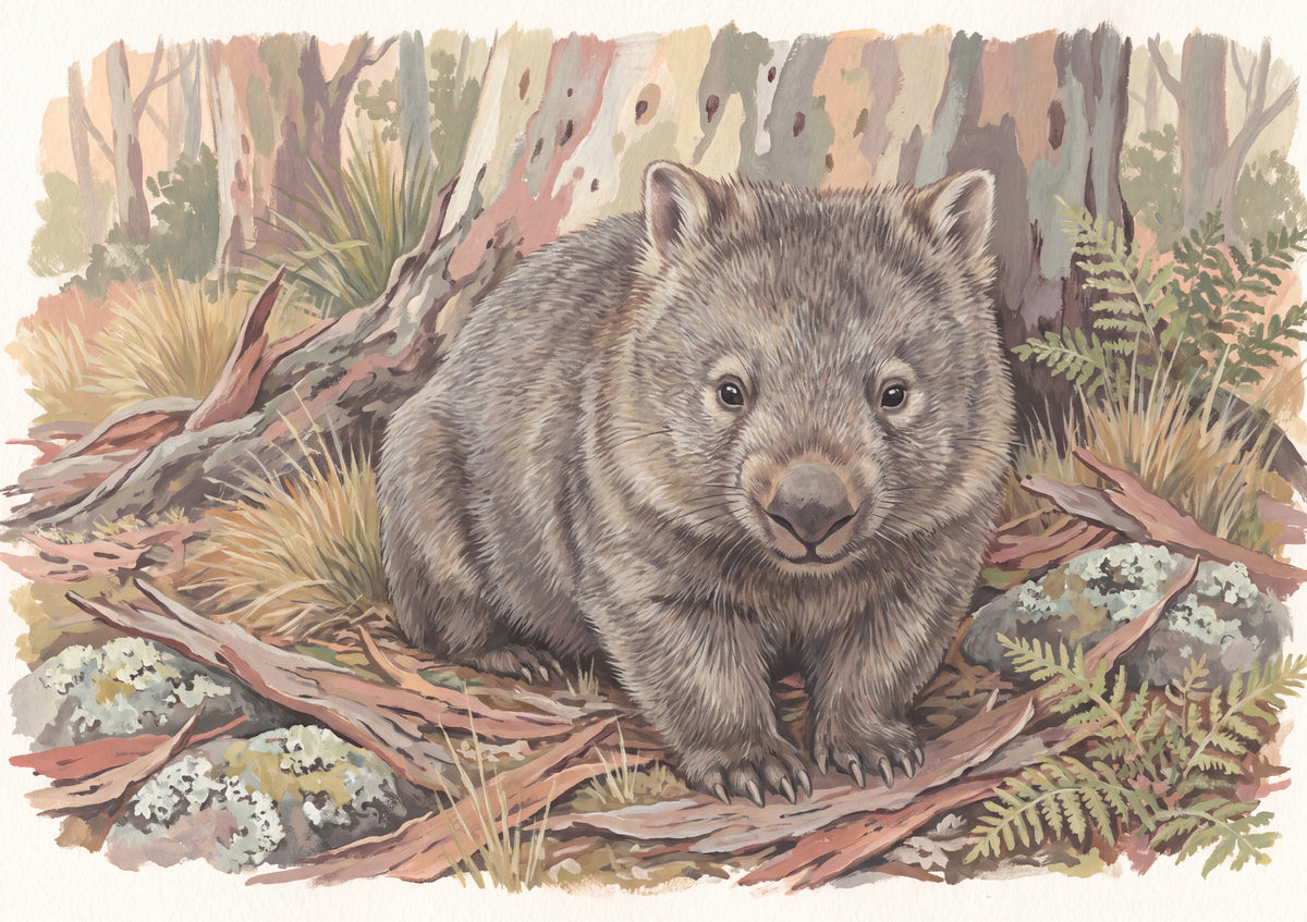Wombat Portrait jigsaw puzzle